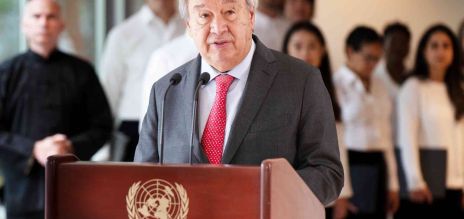 الأمين العام لمنظمة الأمم المتحدة، أنتونيو غوتيريش
