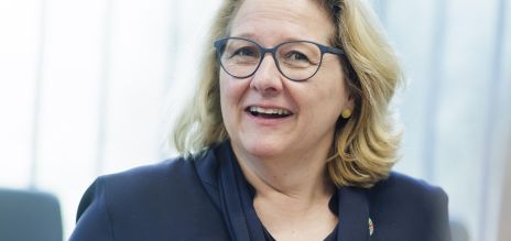 La ministra de Desarrollo, Svenja Schulze 