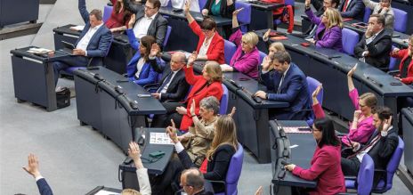 Votación en la 1ª sesión del 21º Bundestag 