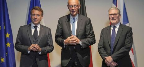Merz, Macron and Starmer 