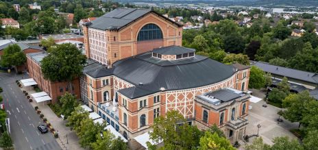 Vista del Festspielhaus de Bayreuth
