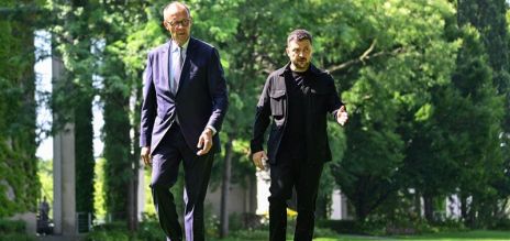 Federal Chancellor Friedrich Merz and Ukrainian President Volodymyr Zelenskiy 