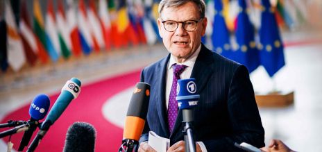 Le ministre allemand des Affaires étrangères Johann Wadephul à Bruxelles