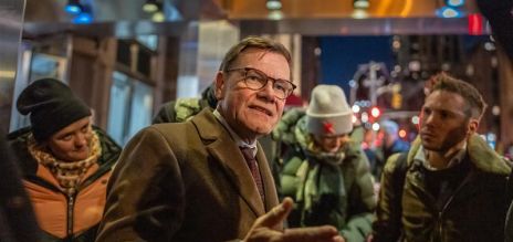 Le ministre allemand des Affaires étrangères Johann Wadephul, ici à New York le 12 janvier, alerte contre une escalade du conflit autour de Groenland.