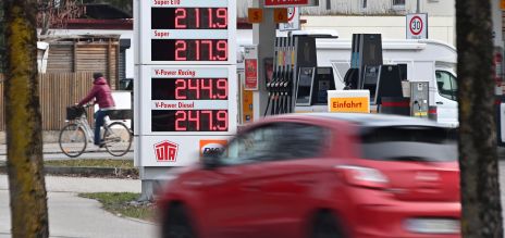 Precios de la gasolina en una gasolinera el 09/03/2026