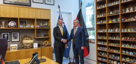 The Australian and German Defence Ministers, Richard Marles and Boris Pistorius