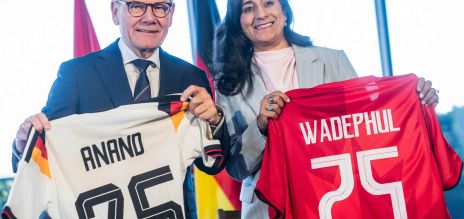 Germany’s Foreign Minister Wadephul and his Canadian counterpart Anand 