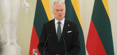 Le président de la Lituanie, Gitanas Nauseda