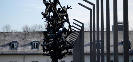 The international memorial at the Dachau concentration camp memorial site