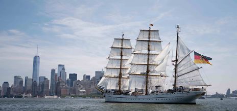Le navire-école à voile de la Marine allemande « Gorch Fock » a remporté le Trophée des Cinq Sœurs en Amérique du Nord.