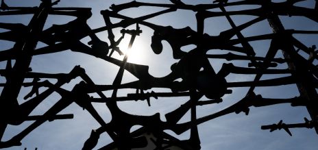 The international memorial at the Dachau concentration camp memorial site