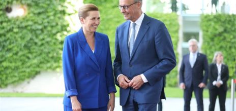 Merz und Frederiksen betonen gute Nachbarschaft 