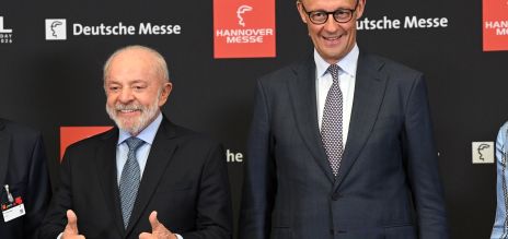 Federal Chancellor Merz (right) and President Lula