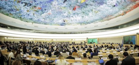 The UN Human Rights Council meets in Geneva.