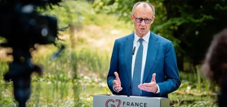 Federal Chancellor Friedrich Merz at the G7 summit in Évian-les-Bains