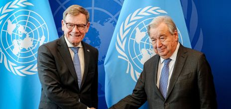 Johann Wadephul y António Guterres