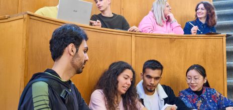 Des étudiants de l’université de Bonn en amphithéâtre 