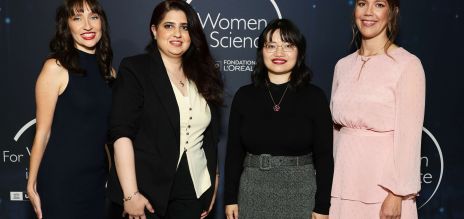 The winners of the “For Women in Science” award 