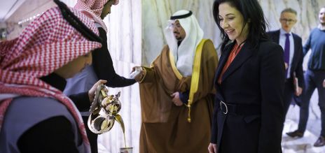 Economic Affairs Minister Katharina Reiche arriving in Riyadh 