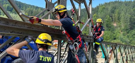 Intervention de la THW en Slovénie 