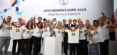 En 2029, l’Allemagne accueillera pour la troisième fois le championnat d’Europe féminin de football. 
