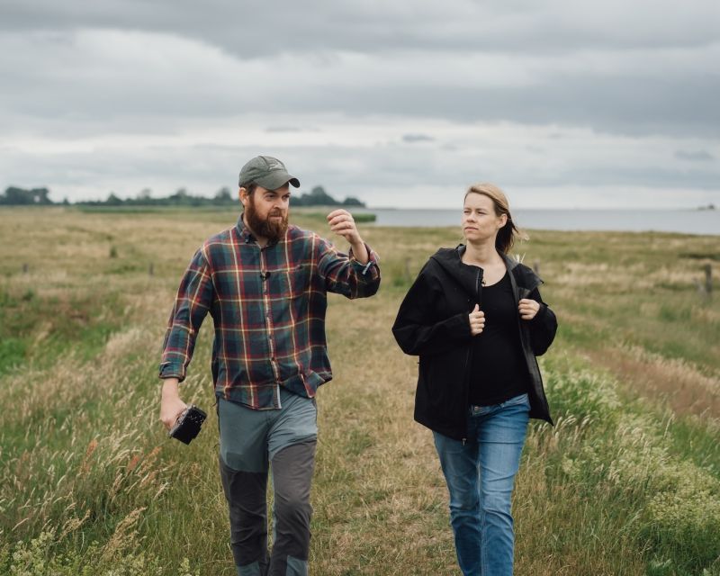 Ann Christin und Alexander Kornelsen im Moor 