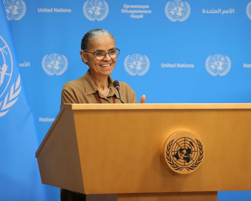 Fordert internationale Solidarität: Marina Silva während der UN-Generalversammlung 2025 