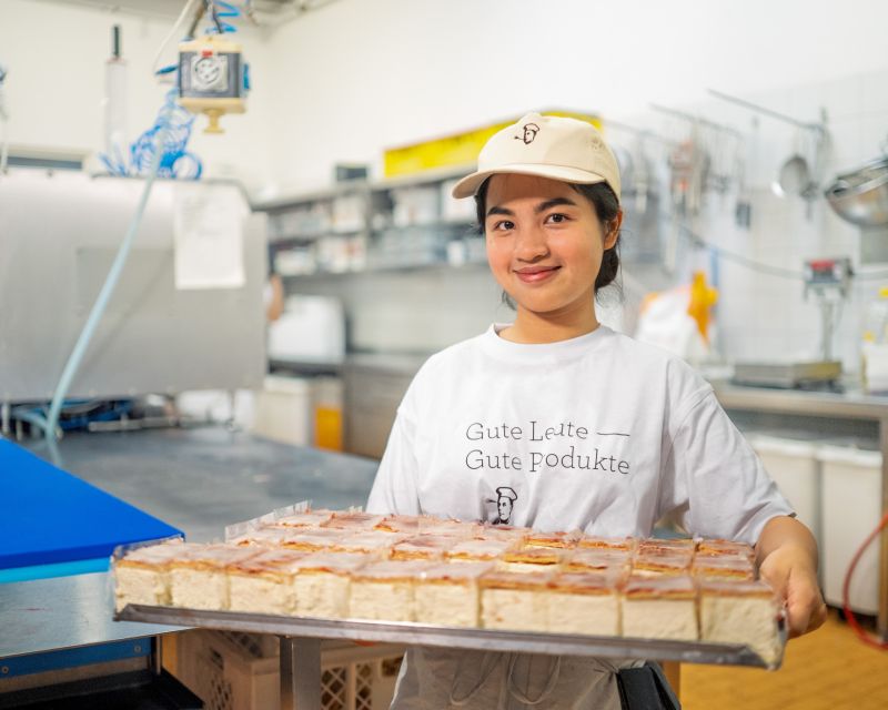 Dieu Hue Tong aus Vietnam macht eine Ausbildung zur Bäckerin. 