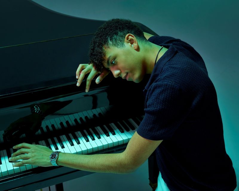 Louis Philippson am Klavier