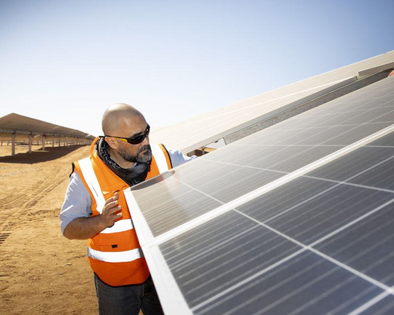 Solarpark in Ägypten: Quelle für grünen Wasserstoff  