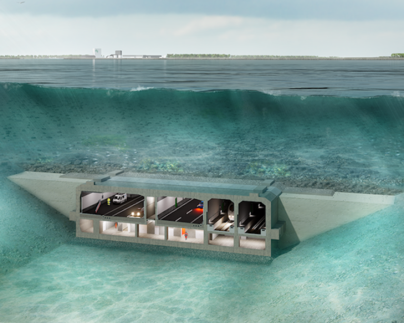 Querschnitt eines Tunnelelements