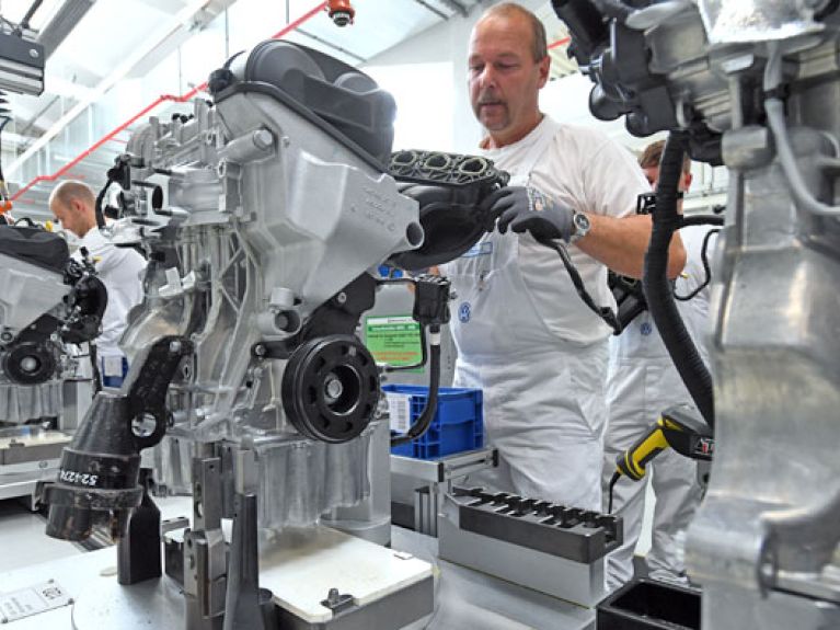 Deutsche Industrie Motorenfertigung