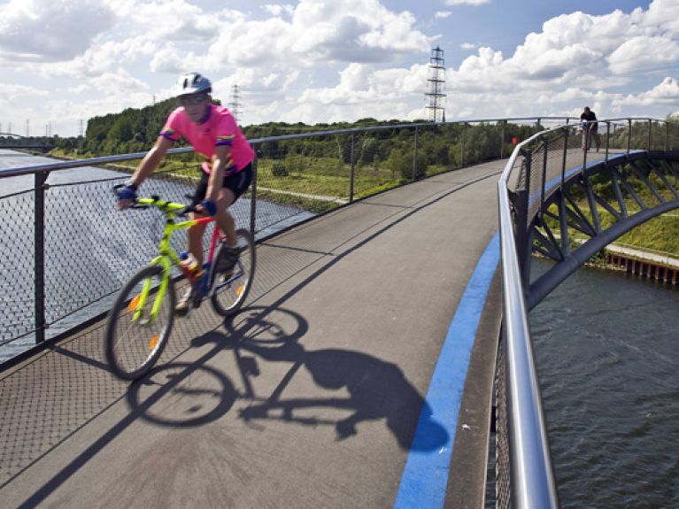 Deutschland, Radfahren, Radwanderweg