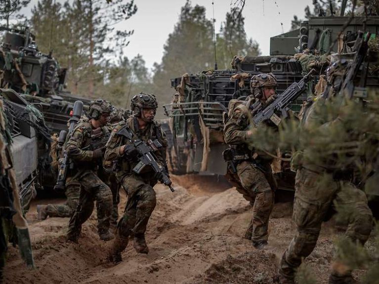 Militärische Übung „Freedom Shield“ der Panzerbrigade „Litauen“ 