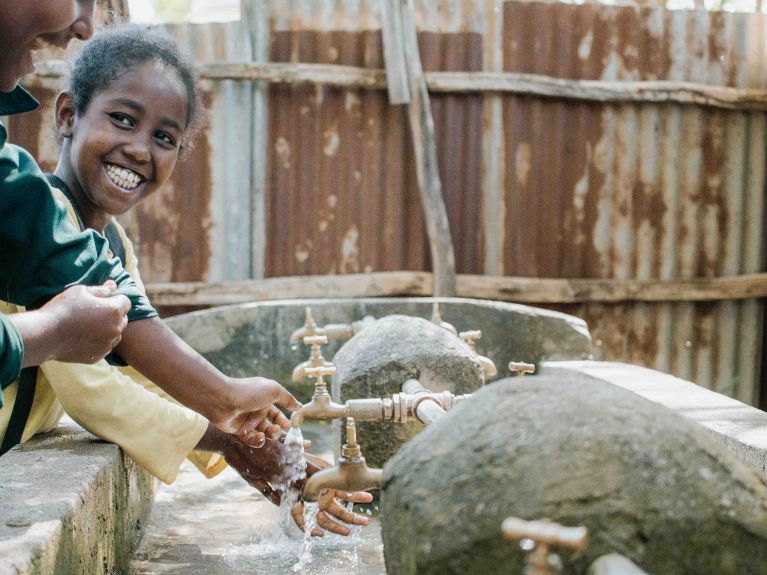 Viva con Agua apoya proyectos en Etiopía, entre otros.