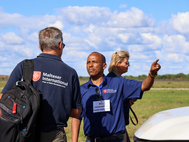 يوناثان قامة، مُنسِّق مؤسسة مالتيزر في جنوب السودان 