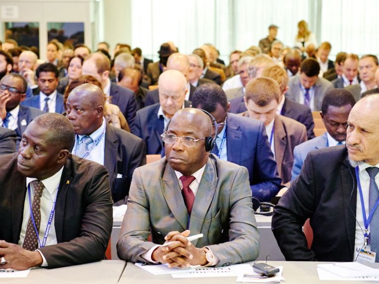 Une scène au Forum germano-africain sur l’énergie de 2019