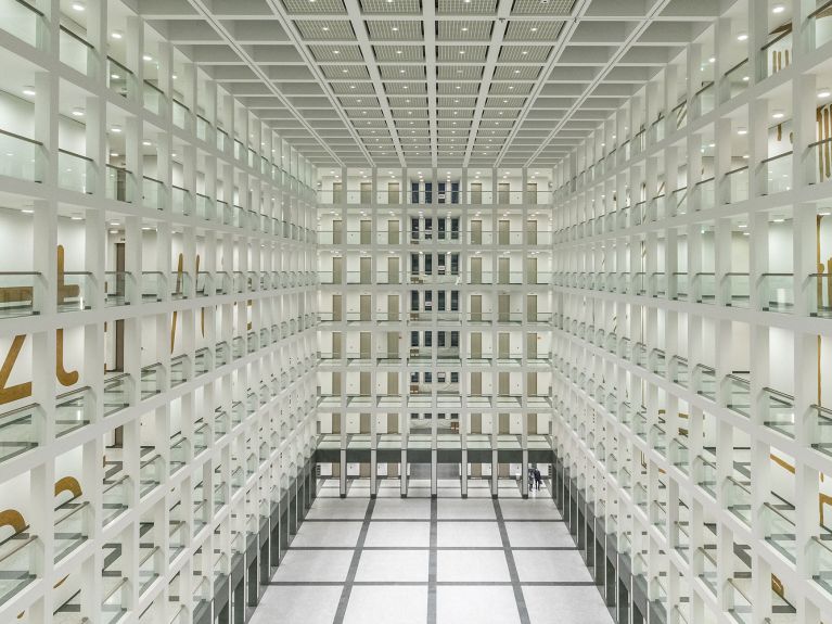 The atrium in the BND headquarters