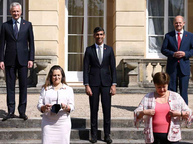 G7 einigen sich auf globale Mindeststeuer G7 einigen sich auf globale Mindeststeuer