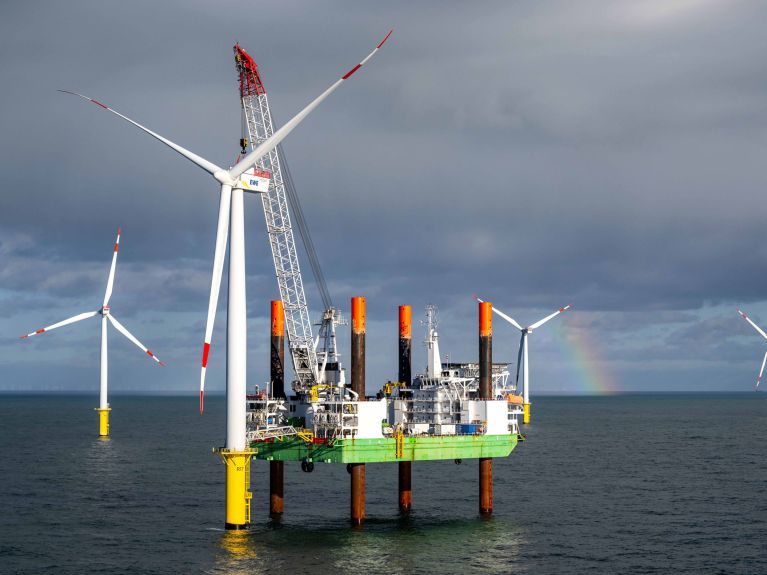 Ветряная электростанция в Северном море