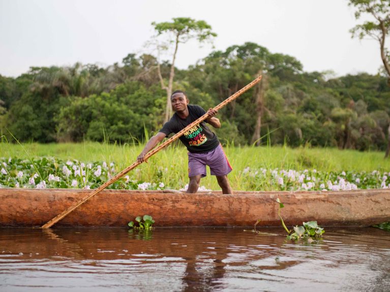 Deutschland setzt sich für den Erhalt afrikanischer Wälder etwa im Kongobecken ein.  