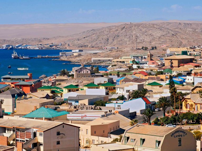 The Namibian port city of Lüderitz