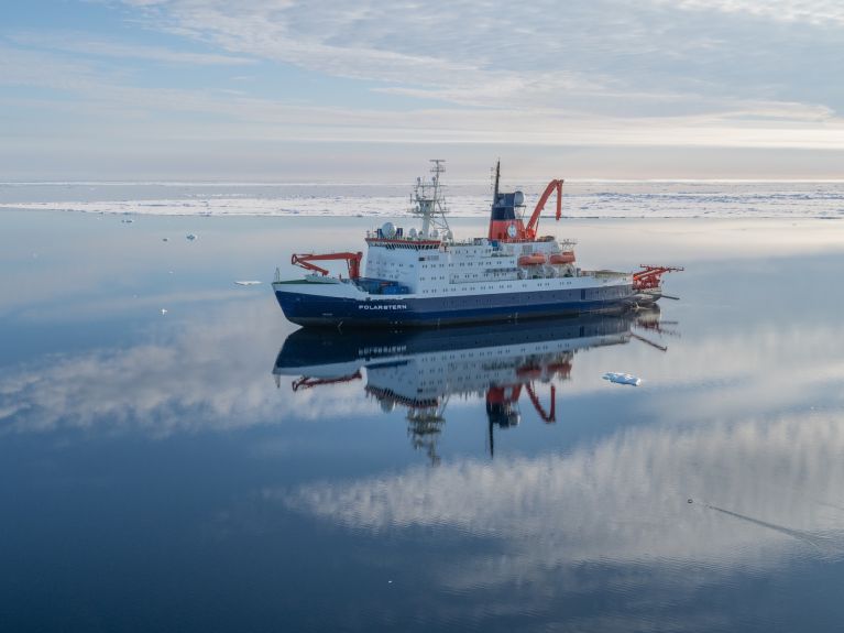 The Polarstern in the Antarctic Ocean