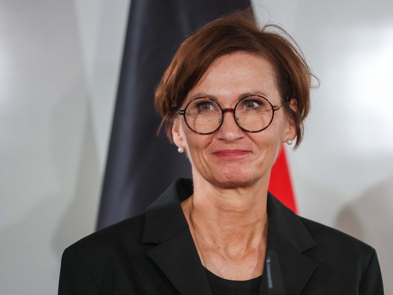 La ministre allemande de la Recherche, Bettina Stark-Watzinger
