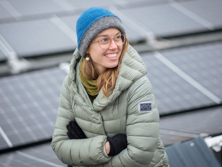 Laura Zöckler, Présidente de la coopérative énergétique d’Heidelberg.