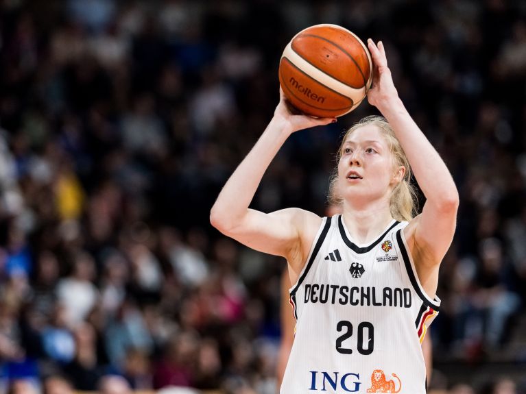Frieda Bühner is one of the German team’s top players. 