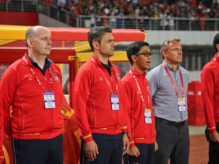 Antoine Hey: the former professional player in Germany’s Bundesliga has been trainer of Myanmar’s national football team since May 2018 