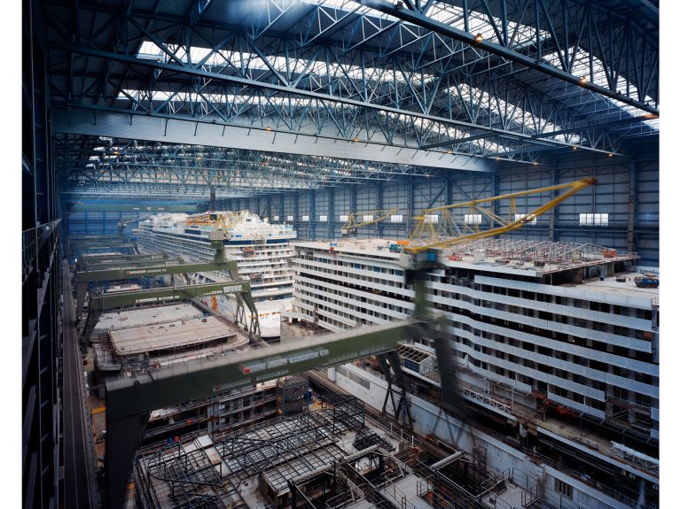 Meyer Werft – el astillero más grande de Alemania, en Papenburg.