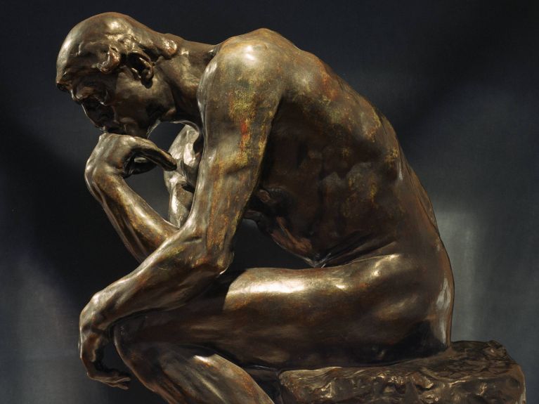 La escultura “El pensador” de Auguste Rodin 