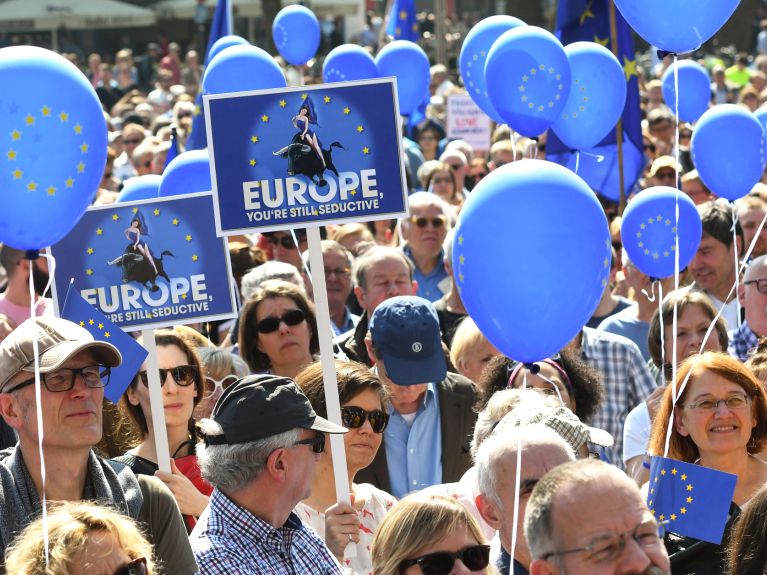 有理由庆祝: 欧盟成立60周年。